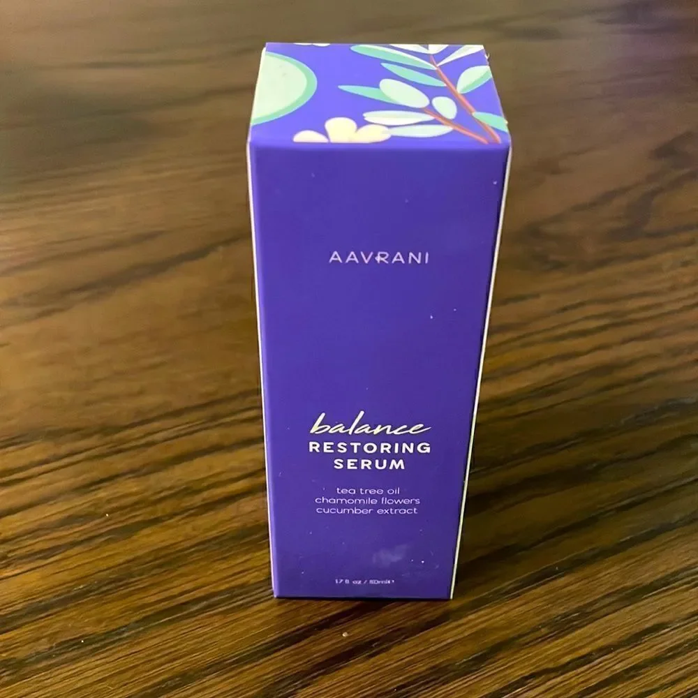Aavrani balance restoring serum/toner BNIB